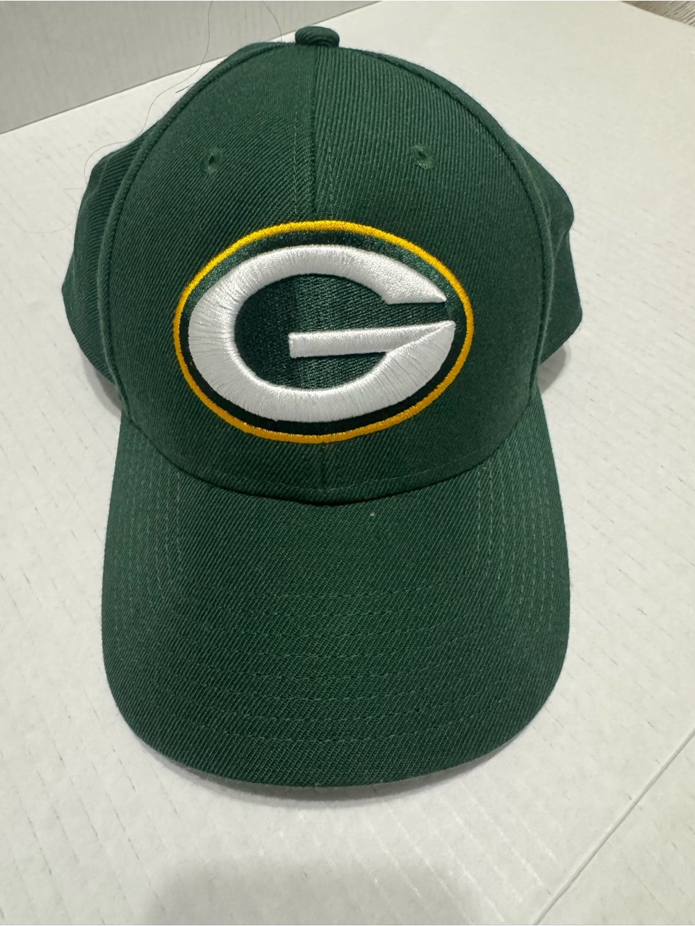 47 Green Bay Packers Dark Green Hat with White & Yellow Logo - 47